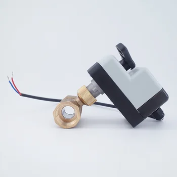 DN50 AC220V DC24V Električni krogelni ventil stikalo 2 način običajno odprto navadno zaprt magnetni ventil dve žice, električni krogelna pipa