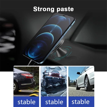 Primeren za iPhone 12 magnetni polnilnik izstopu zraka nosilec za avto avto nosilec za brezžično polnjenje nosilec avto centralni nadzor nosilec