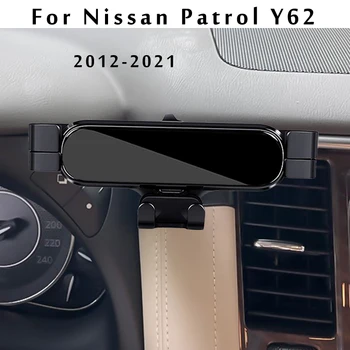 LHD Avto, Mobilni Telefon, Držalo za Posebne Zraka Vent Stojalo GPS Težo Navigacija Nosilec Za Nissan Patrol Y62 2012-2021 Dodatki