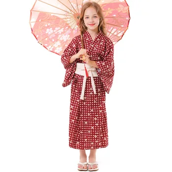 Japonski Kimono za Otroke Fotografijo Ustrelil Oblačila