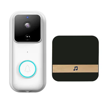 Tuya Smart Home Video Zvonec WiFi Zunanji Brezžični Vrata Bell 2.4 G/5 G LED Bliskavico Varnostni Alarm 1080P Video Zvonec Sistem Kit