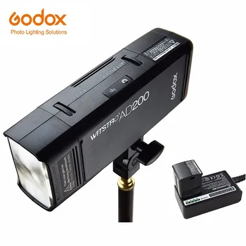 Godox AD200 Žep Flash z GN52 GN60 200W Moč 2.4 G Brezžični X Sistem TTL HSS 1/8000s z 2900mAh Litijeva Baterija