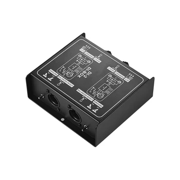 DI-2 Zvočni Izolator Pasivno Zvočno DI Box Avdio Hrupa Žiga Kitara Izolator Upor Proti Hrupu Audio Converter