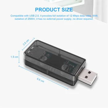 USB na USB Izolator Industrijske Razred Digital Izolatorji z Lupino 12Mbps Hitrost ADUM4160/ADUM316