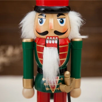 25 cm Nutcracker Lutkovno Božični Okraski, Nutcracker Vojak Lutka Namizno Dekoracijo Obeski Doma Stranka Dekor