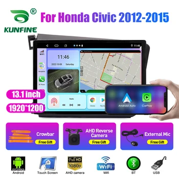 13.1 palčni avtoradia Za Honda Civic 2012-2015 Avto DVD GPS Navigacija Stereo Carplay 2 Din Centralne Večpredstavnostna Android Auto