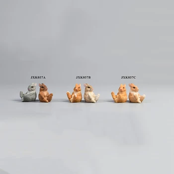 JXK Jxk057 1/6 Obsega Pygmy Zajec Mini Pet Smolo Domačem Prizorišču Avto Dodatki Živalski Model Za 12 Inch Dejanje Slika Lutka Igrače