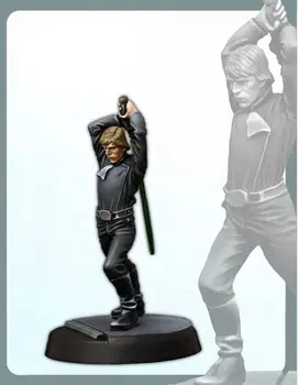 Klasična 30 MM Luke Skywalker Miniature Unpainted Smolo Model Komplet Številke Brezplačna Dostava