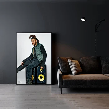 The Weeknd Glasbeni Album, Platno Plakat Umetnosti Hip Hop Rapper Pop Glasbe, Star Doma Stensko Slikarstvo Dekoracijo (Brez Okvirja)