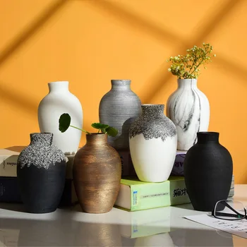 Ustvarjalne Nordijska Sodobne Vaze Poročni Dekoracijo, Keramične Vaze Preprost Cvet Pot Dnevni Sobi Doma Tabela Urad Za Namizni Dekor
