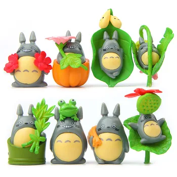 Risanka Anime Hayao Miyazaki Totoro Mini Lutke Figuric Krajine Pravljice Terariji Pesek Tabela Okraski Dekor Miniaturni