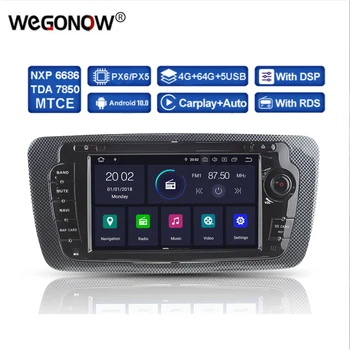 DSP PX6 IPS Android 11 4 GB RAM-a Avto večpredstavnostna DVD Predvajalnik, GPS Zemljevid RDS Radio Bluetooth TPMS TV OBD Za VW Seat Ibiza 2009 -2014