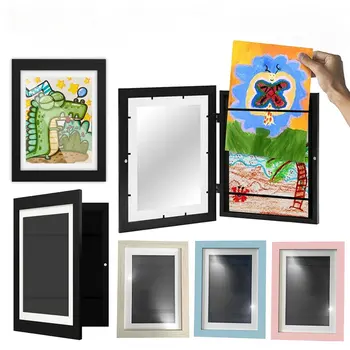 Otrok Art Okvirji Magnetni Spredaj Odprti Zamenljiva Otroci Frametory za Plakat, Fotografija, Risanje Slik, Slike Zaslona Doma Dekor