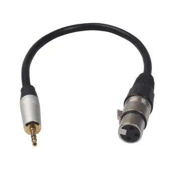 3,5 Mm (1/8 Palca) XLR Ženski Adapter Kabel Kabla za Mikrofon, 0,3 M /