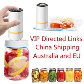 Avstralija in EU VIP Usmerjene Povezave China Shipping Mason Jar Fotke Vakuumsko Shranjevanje Živil Mason Jar Vakuumsko Tesnjenje Pralni Toplote