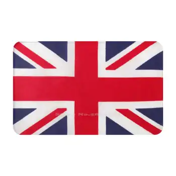 Britanski Jack Zastavo 3D Mehko nedrsečo Mat Preprogo Preprogo Foot Pad Britanski Unije Jack Zastavo Domoljubja Nacionalni Ponos Blizu Polno