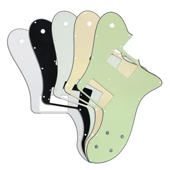 NOVO 5pcs Mešanih Barv Kitare Pickguard Nič Ploščo 3Ply za 72 Deluxe ponovno izdajo RO TL Stil Kitara Deli Tele Stil Kitara Deli