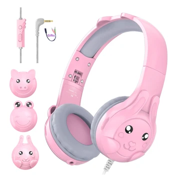 Nov Prihod 85db Strokovno Otrok Zložljive Slušalke Z Dvema Način Podpore Zamenjajte lupini Z Mikrofonom Prenosni