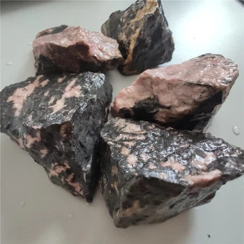 Naravni Rhodonite Raw Doma Okrasni Kamen, Mineralne Vzorcu Fish Tank Gramoza, Kamna