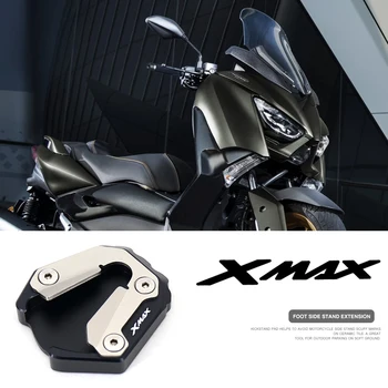 Za Yamaha XMAX300 XMAX 300 X-MAX300 X-MAX 300 CNC Oporo Stopala Stransko Stojalo Povečavo Razširitev Pad Podporo Ploščo 2021 2022 2023
