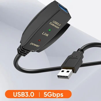 USB podaljšek 10M USB 3.0, USB 2.0 Aktivni USB kabel podaljšek 10M USB podaljšek, repeater kabel z USB ojačevalnik, ponovitev