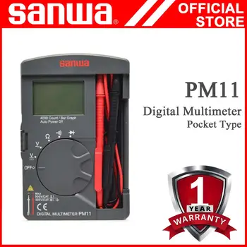 Sanwa PM11 Digitalni Multimetrov Žep Preskus Tipa, ki vodi določitvi funkcijo omogočiti eno roko merjenje