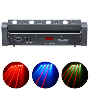 4 Oči Laserski Žarek Fazi Lasersko Svetlobo RGBW Projektor DJ Disco Bar KTV Božič Klub Stranka Ples, Poroka Božič Učinek Kažejo, Lučka