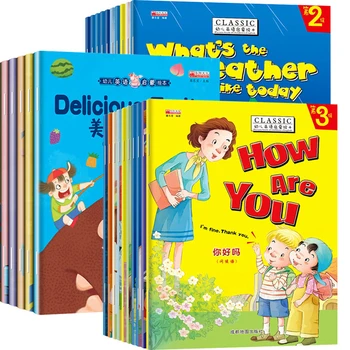 10 Knjigo/Nastavi Otroci barve angleški Sliko Starš-Otrok Izobraževalne Knjige Darilo Za Otroke Otroka Učiti Branje Zgodba Knjige