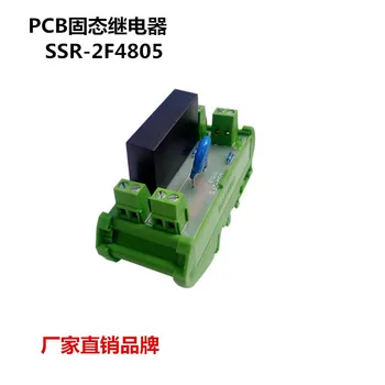 PCB Pin Pin Polprevodniški Rele Ssr-2f4805 Majhne 24V Priročnik Železniškega 5A Kontrolirano DC AC Modul