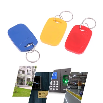 IC + ID RFID Dvojno 125Khz In 13.56 Mhz Keyfobs EM4100 S50 Čipu Pametne Kartice Žeton Ključni Fob Obroč za Nadzor Dostopa