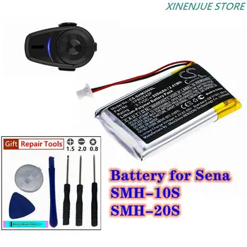 Brezžične Slušalke Baterija 3,7 V/650mAh YP802542P za Sena SMH-10S,SMH-20S,SMH10S,SMH20S