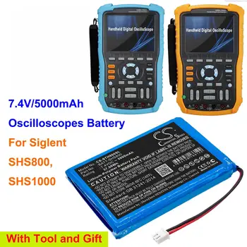 5000mAh Osciloskopi Baterije BATT-SHS800 za Siglent SHS800, SHS1000