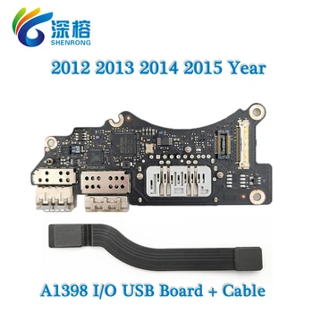 Original A1398/I, USB, HDMI, SD Card Reader Kabla plošče Za MacBook Pro Retina 15