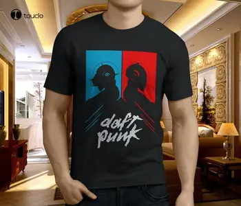 Novo Priljubljeno Daft Punk Težje Bolje moška Črna Majica s kratkimi rokavi Velikosti S-5Xl Unisex po Meri Aldult Teen Unisex Digitalni Tisk Tee Majice