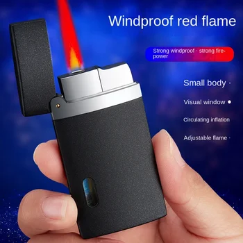 Nova spletna slaven napihljivi windproof lažji gre naravnost za rdeči plamen.