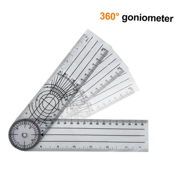 360-Stopinjski PVC Kota Vladar Strokovno Inclinometer so odporni na Obrabo, Kota Meter Pribor Ortopeda Orodje za Komolci Kolena