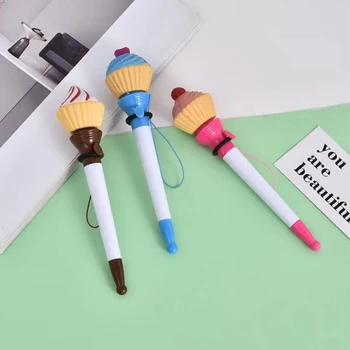 1PC Srčkan Sladoled Kemični svinčniki Ustvarjalne Izmet Tlaka Igrača Pero Smešno Študent Pisarniški Pisarniški Material