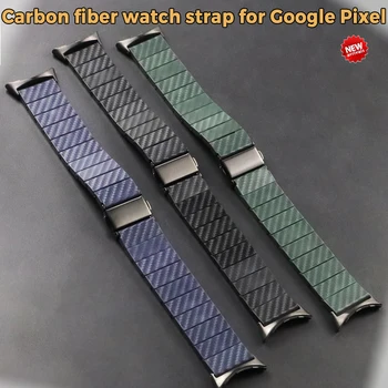 Za Google Pixel jermenčki za smolo band Ženske Moški Watchband Ogljikovih Vlaken Watch band za Pixel Watch Zapestnica