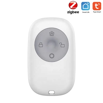 Tuya Smart Življenje App Nadzor Zigbee Daljinski upravljalnik S 4 Ključni Roko Razoroži Doma Roko SOS Gumb One-Tipka za Alarm Za Starejše