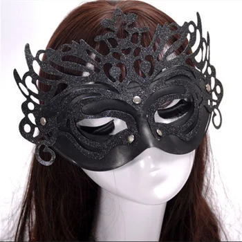 Maska Je Modni Krono Fantom Beneški Maškarada Maske Ženske, Dekleta Princesa Krono Filigransko Oči Maske Za Noč Čarovnic Božični Zabavi