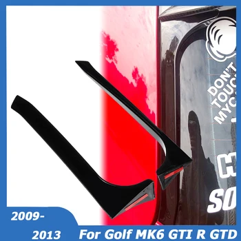 Za VW Golf MK6 Golf 6 GTI R GTD 2009-2013 Zadnje Okno Canards Strani Splitter Kritje Krilo Spojler Nalepke Trim Avto Dodatki