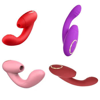Klitorisa Sesanju Vibrator, G Spot Vibrator za ponovno Polnjenje za Pametne Ogrevanje, Dildo, Vibrator, Cli-t Stimulator z Vibracij in za