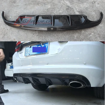 Avto Styling Ogljikovih Vlaken Zadnji Lip Spojler Visoke Kakovosti Auto Odbijača Difuzor Avto Primerna Oprema za Jaguar XF 2012 - 2015