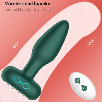 App Remote Control Analni Vibrator, Zasuk In Vrtenje Butt Plug Moške Prostate Massager Ženski Erotism Masturbator Adult Sex Igrače