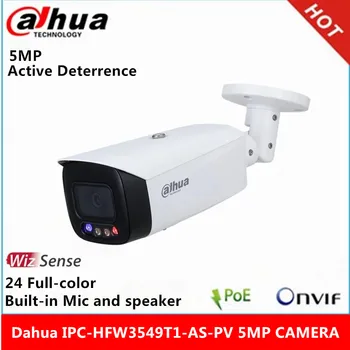 Dahua IPC-HFW3549T1-KOT-PV 5MP 24 Urah barvno Aktivnega Odvračanja Fiksno-osrednja Bullet WizSense Omrežna IP Kamera