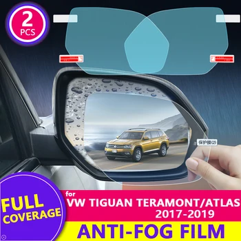 za VW Teramont Atlas 2017-2019 Rearview Mirror Film HD Anti-Fog Anti-Scratch Rainproof Auto Mirror Nalepke Avto Dodatki