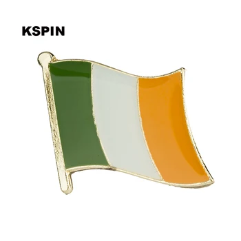 10pcs veliko Irsko zastavo pin river pin značko 10pcs veliko Broška Ikone KS-0012
